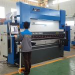 6 ardatzak CNC-ko prentsa hidrauliko balazta tolestatzeko makina xafla 8000mm 1200TNrako makina